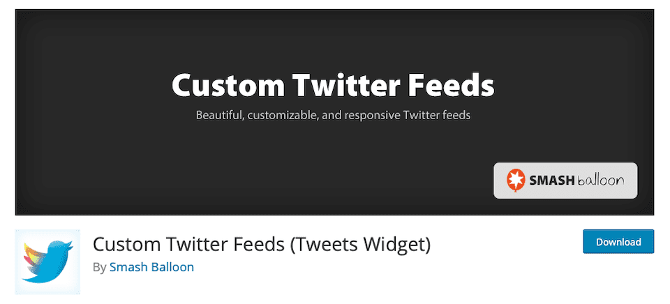 twitter widget wordpress