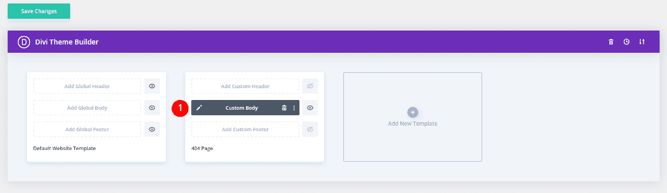 Importing a Custom 404 Page into the Divi Theme Builder