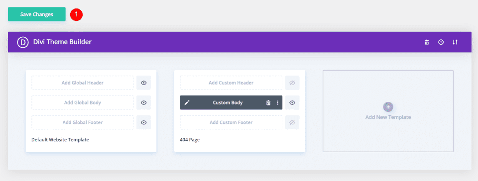 Importing a Custom 404 Page into the Divi Theme Builder