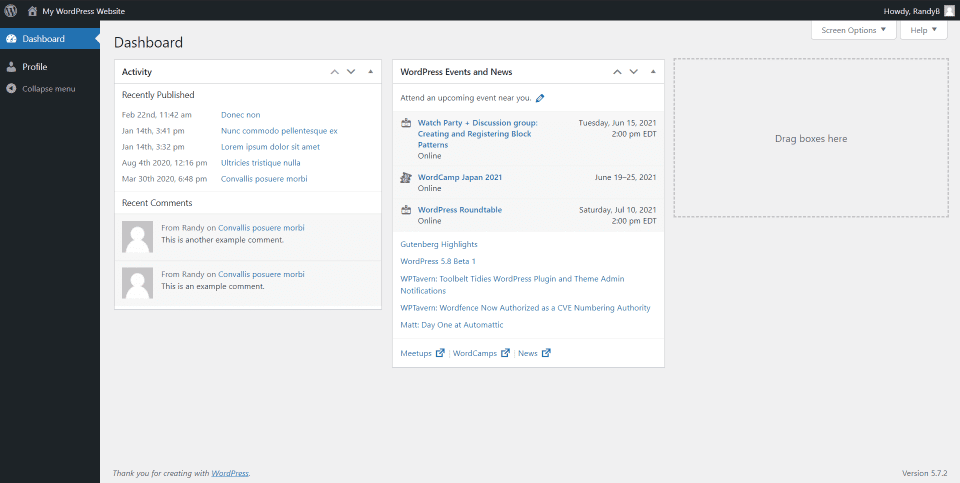 WordPress User Roles Subscriber