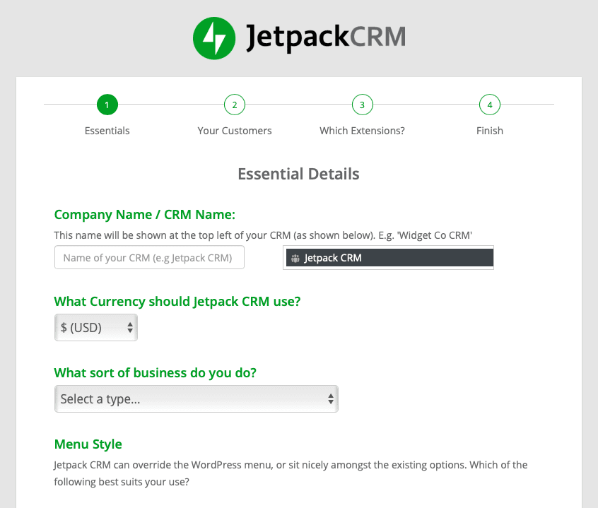 jetpack crm