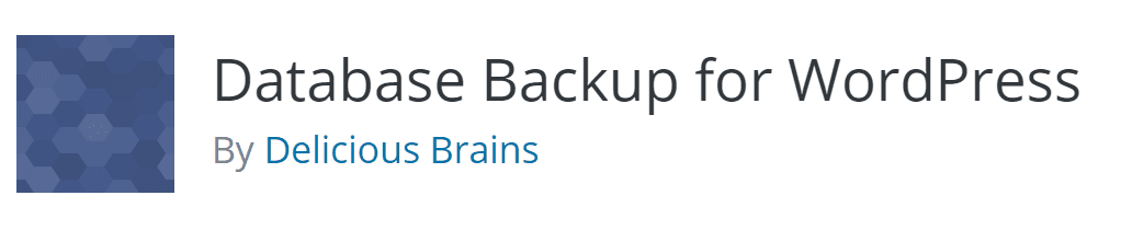 Database Backup for WordPress