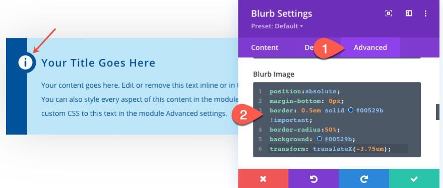 divi styled content boxes