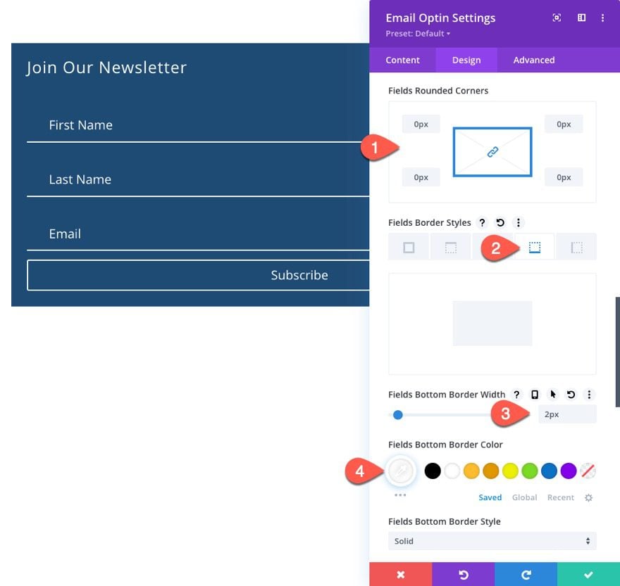 divi floating labels on form fields