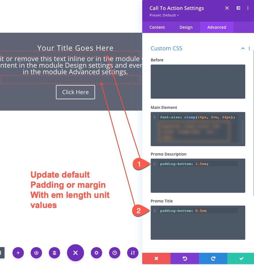 responsive fluid divi module