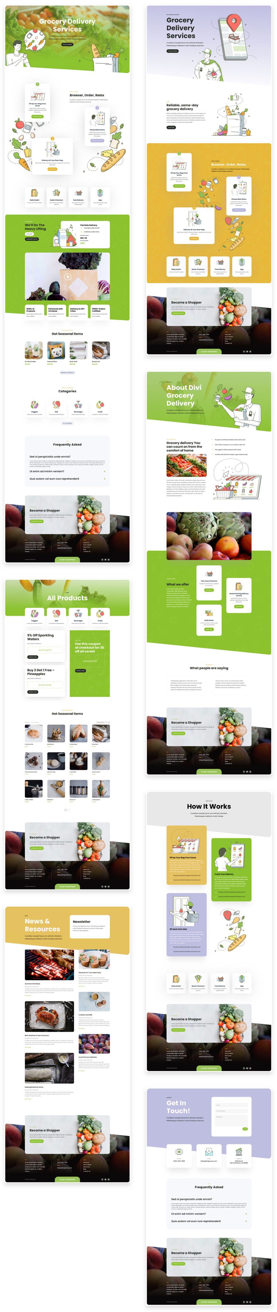 grocery layout pack