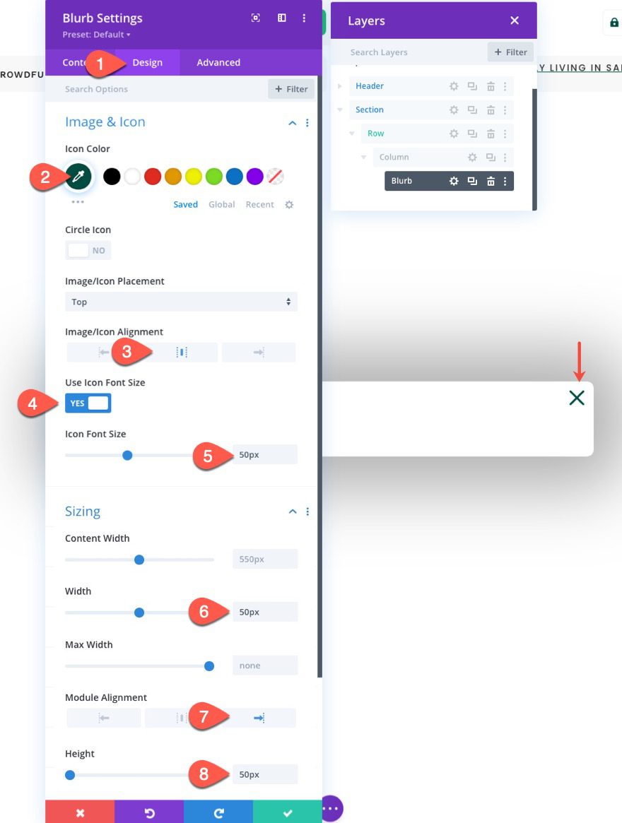 divi popup login form with login/logout buttons