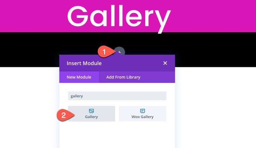divi staggering animation image gallery