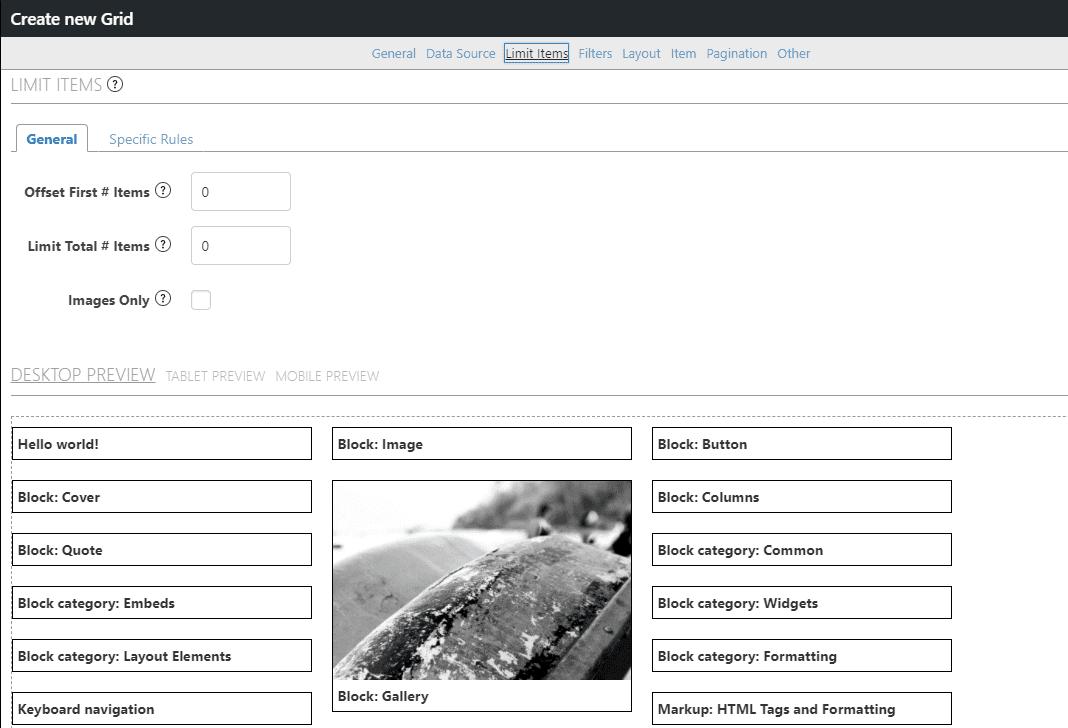 Creating a new post grid