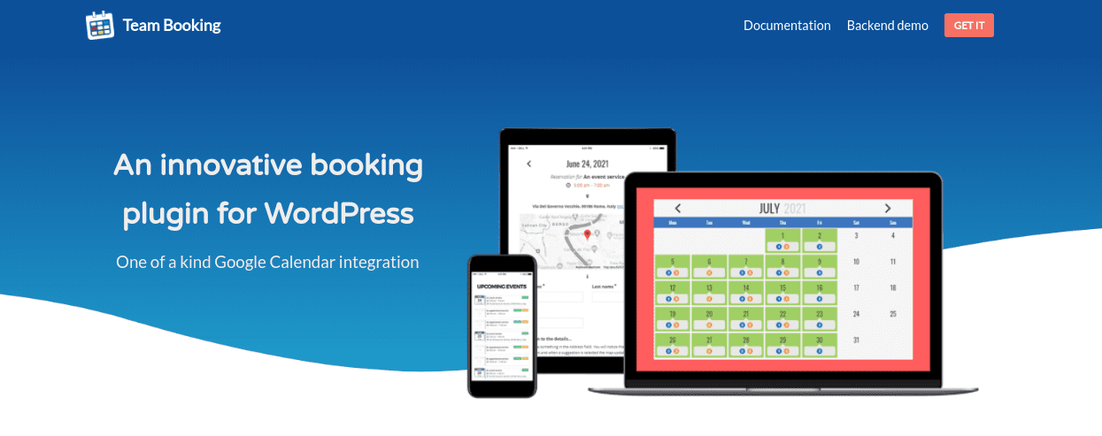 The Team Booking plugin.