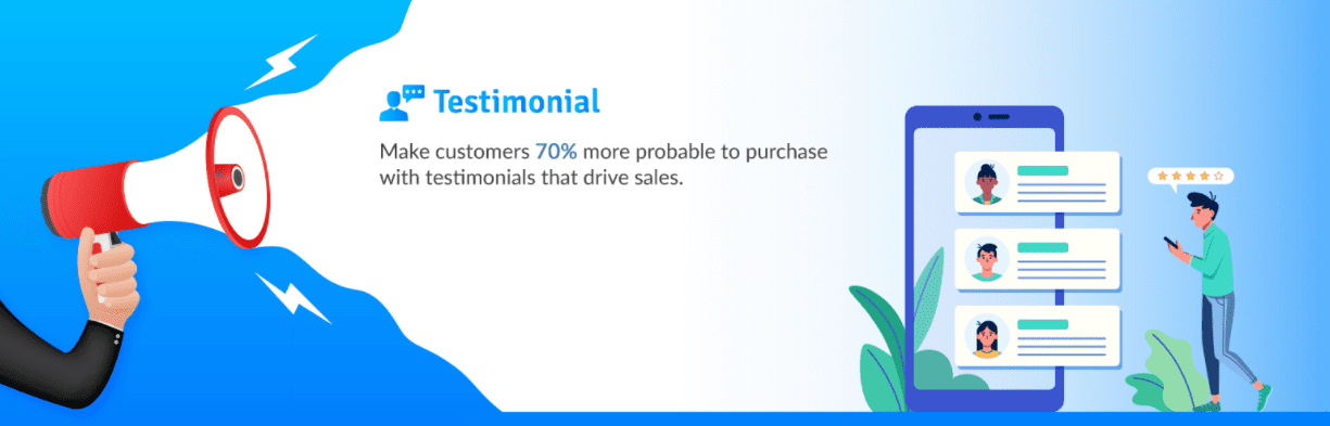 Testimonial, a WordPress portfolio plugin.