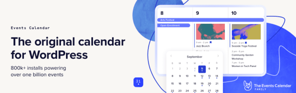 The Event Calendar plugin.
