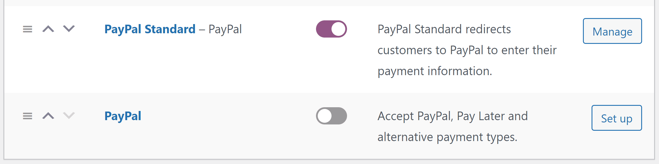 Enabling PayPal payments in WooCommerce