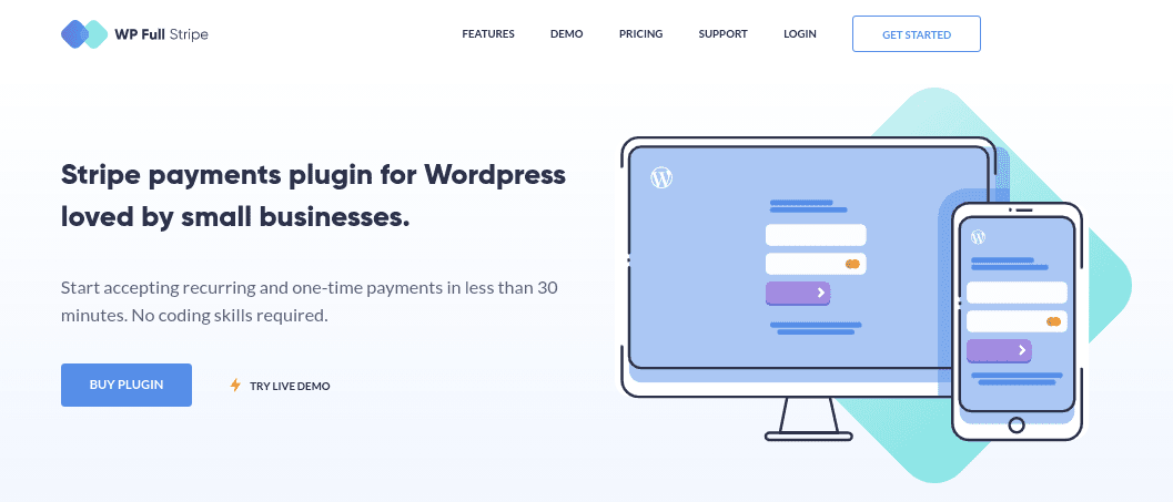 The WP Full Stripe website.