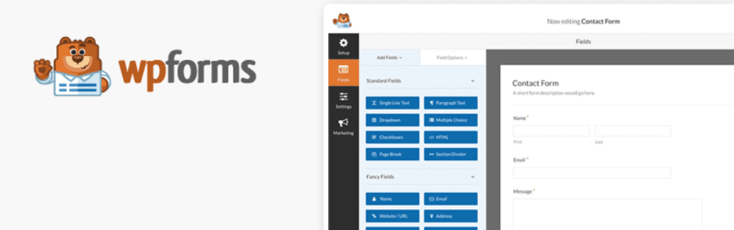 The WPForms WordPress plugin.