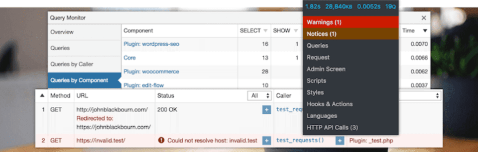 Query Monitor 