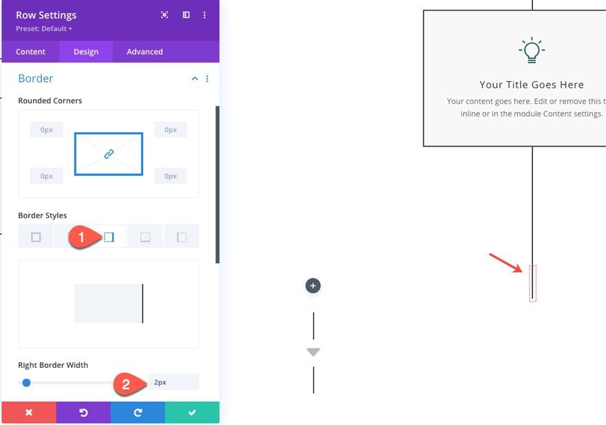 divi flow chart layout