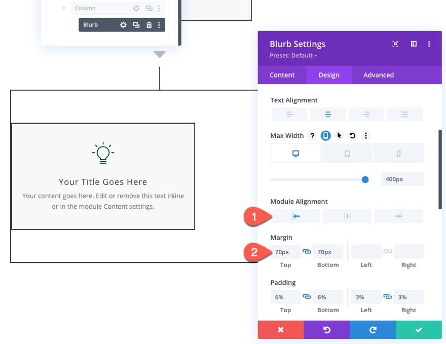 divi flow chart layout