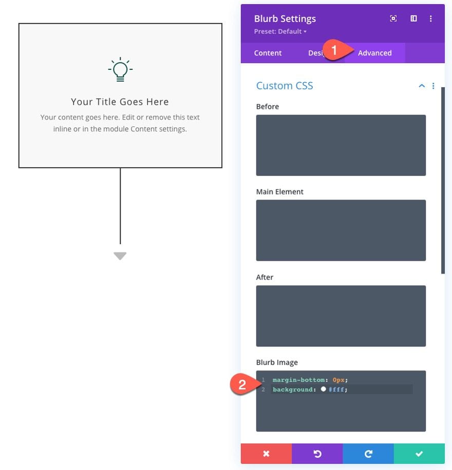 divi flow chart layout