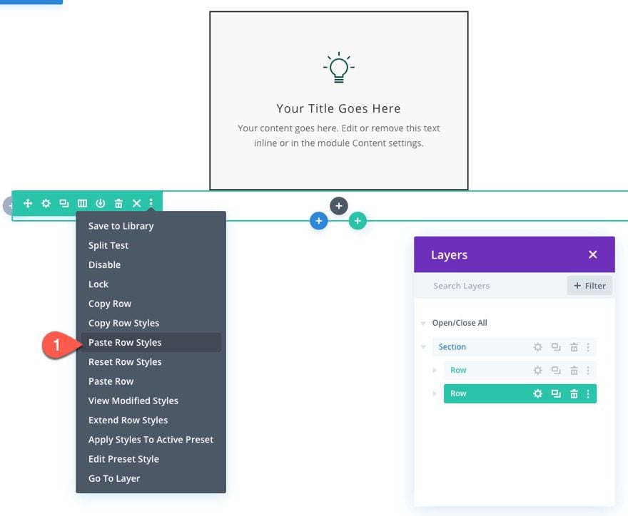 divi flow chart layout