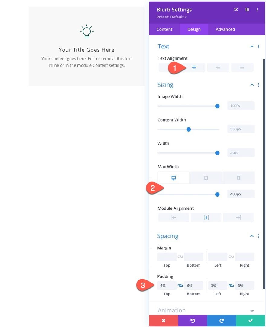 divi flow chart layout