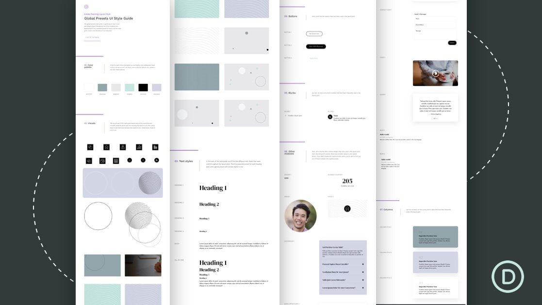 Download a FREE Global Presets Style Guide for Divi’s Estate Planning Layout Pack