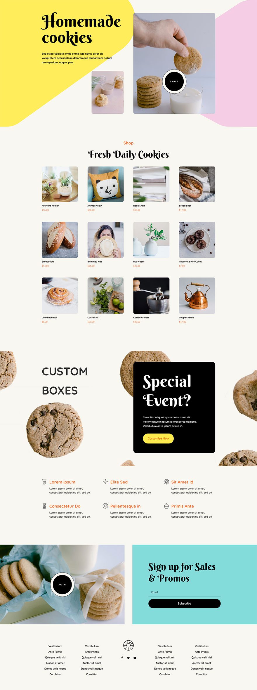 homemade cookies website