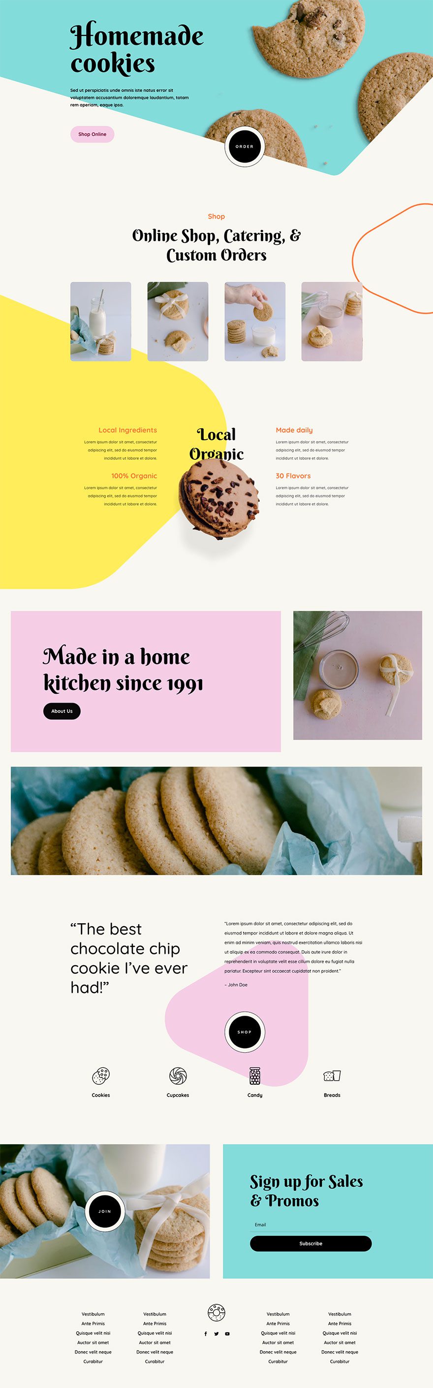 homemade cookies website