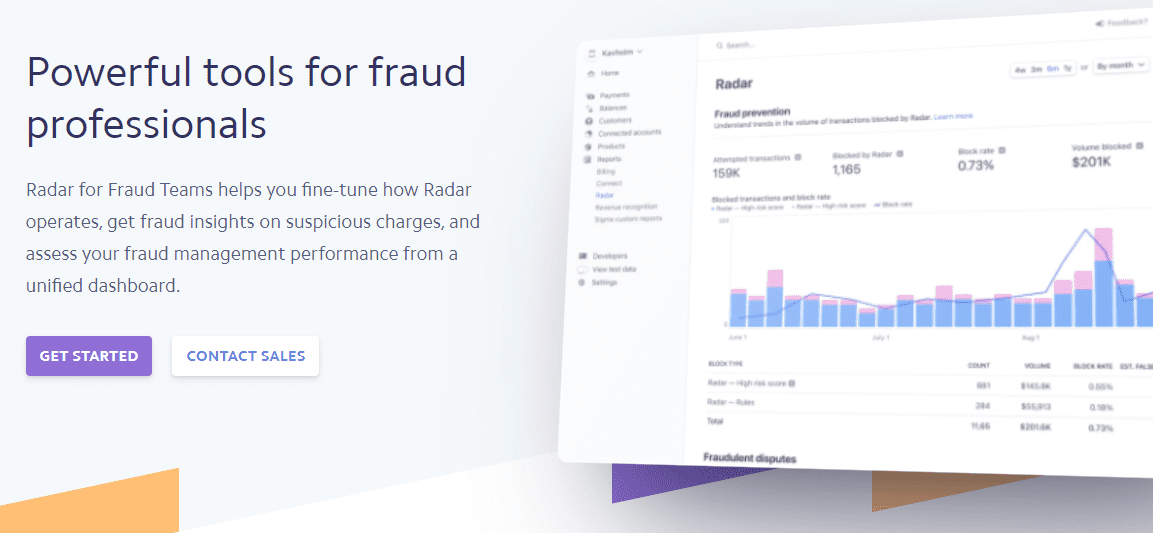 Stripe's Radar tools