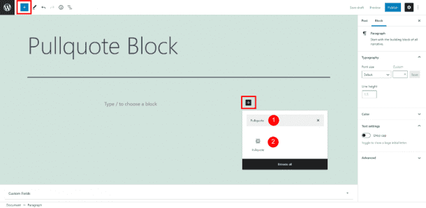 Wp Includesblockspullquote