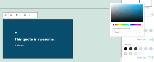 How to Use the WordPress Pullquote Block