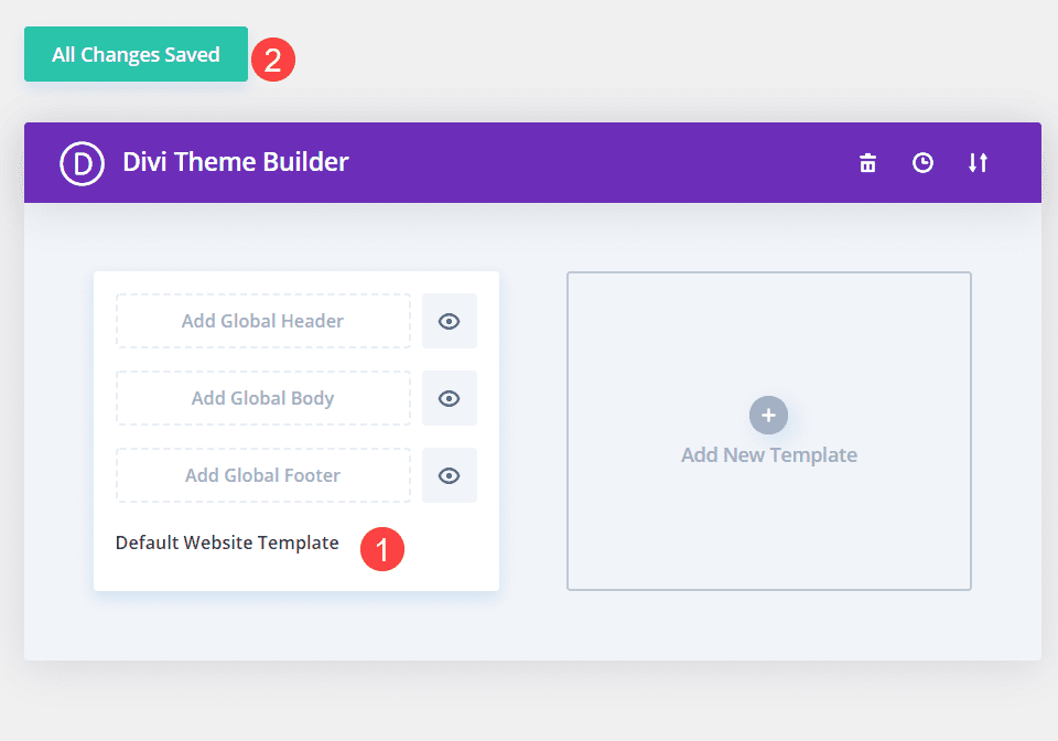 reset to a fresh theme builder