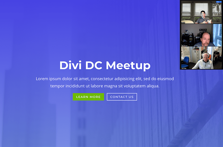 Divi Washington DC August 2021