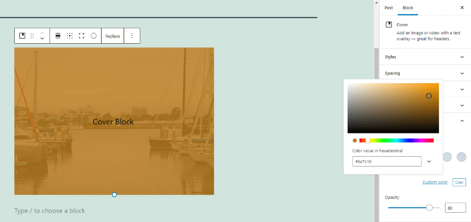 How to Use the WordPress Cover Block