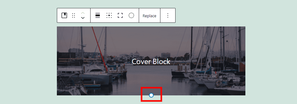 Cover Block Resize
