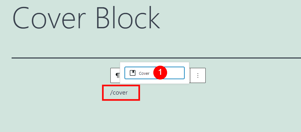 How to Add the Cover Block to your Post or Page