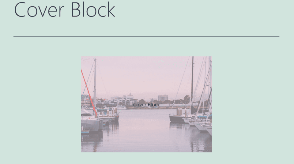 How to Add the Cover Block to your Post or Page