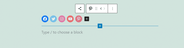 How to Use the WordPress Social Icons Block