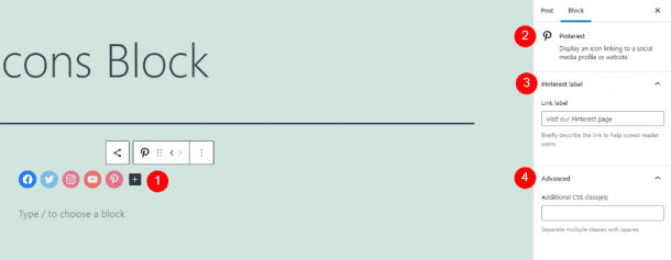 How to Use the WordPress Social Icons Block