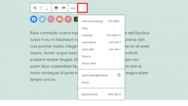 How to Use the WordPress Social Icons Block