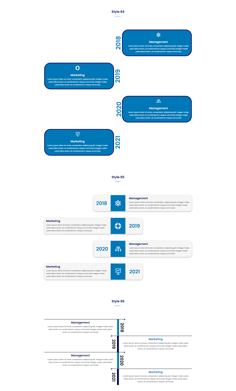 Timeline Section Styles