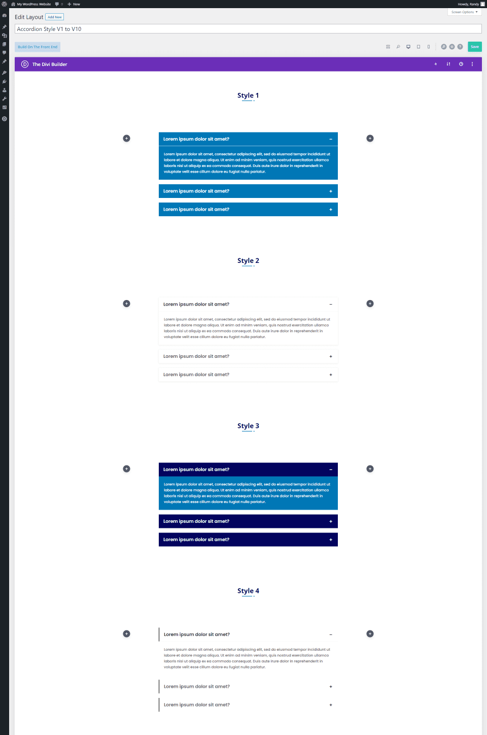 Uploading Ultimate Divi Modules UI Bundle Layouts