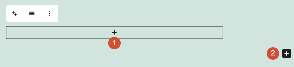 Adding elements within the Group block