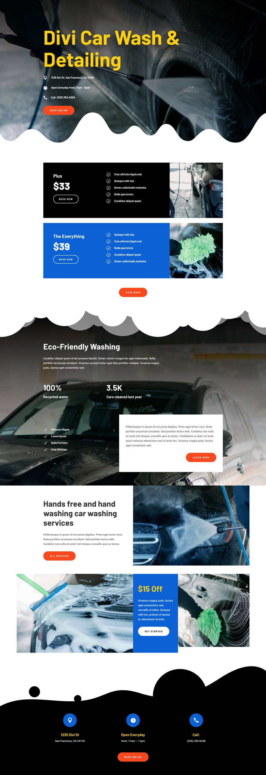 car wash website