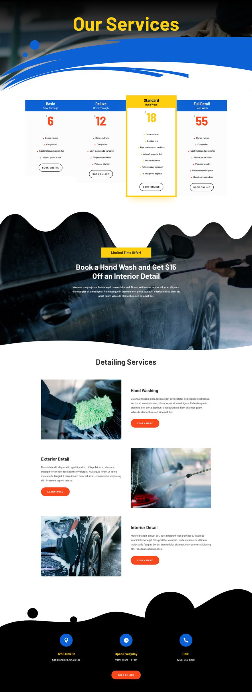 car wash website