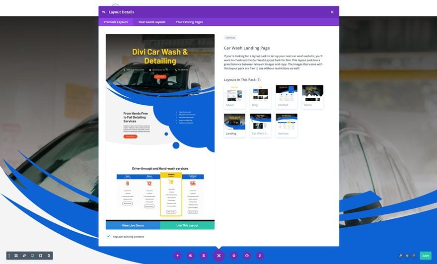 car wash website