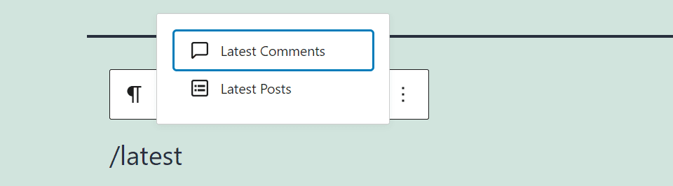 Adding a recent posts section manually