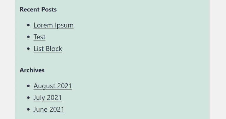 How to Use the WordPress Archives Block