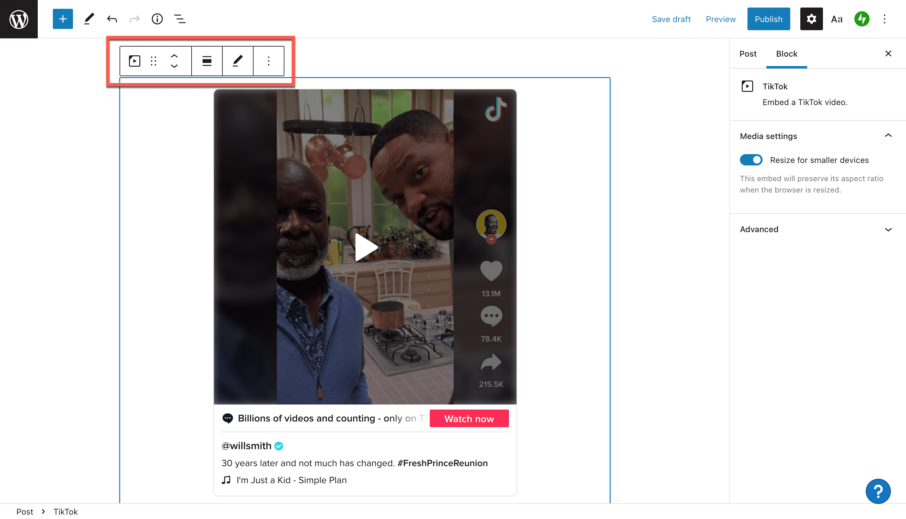 TikTok Embed – Documentation –