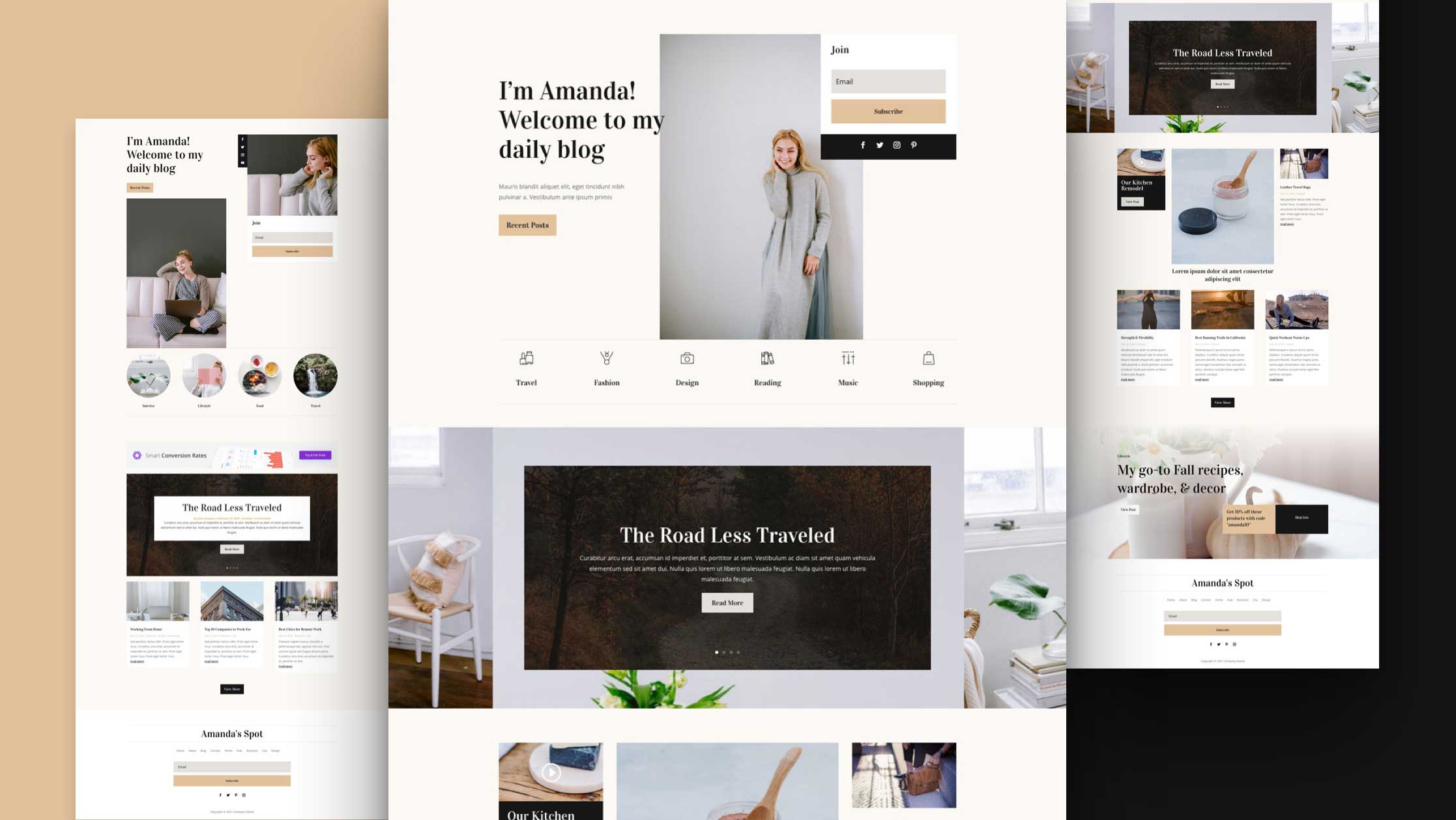 Get a FREE Blogger Layout Pack for Divi